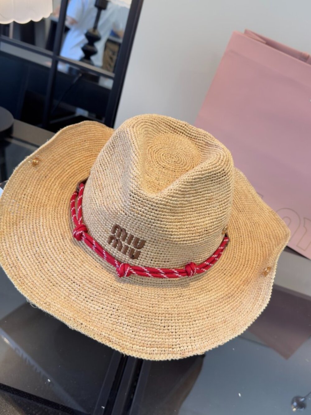 MiuMiu Raffia Hat - Picture 2 of 9